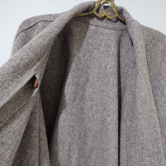 Wool Fringe Shawl  One Size - Picture 6 of 12